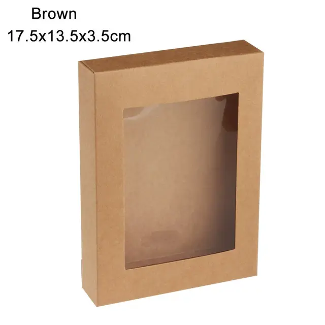 Boîte Kraft Cadeau avec fenêtre : élégance et praticité – Image 8