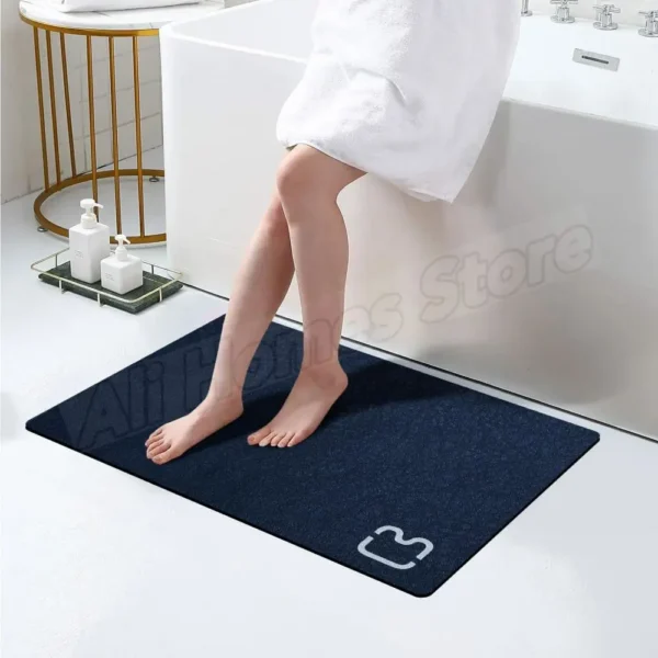 tapis de bain diatomite