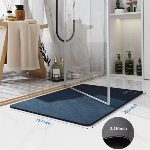 Tapis de bain diatomite : sécurité et confort pour votre salle de bains – Image 9