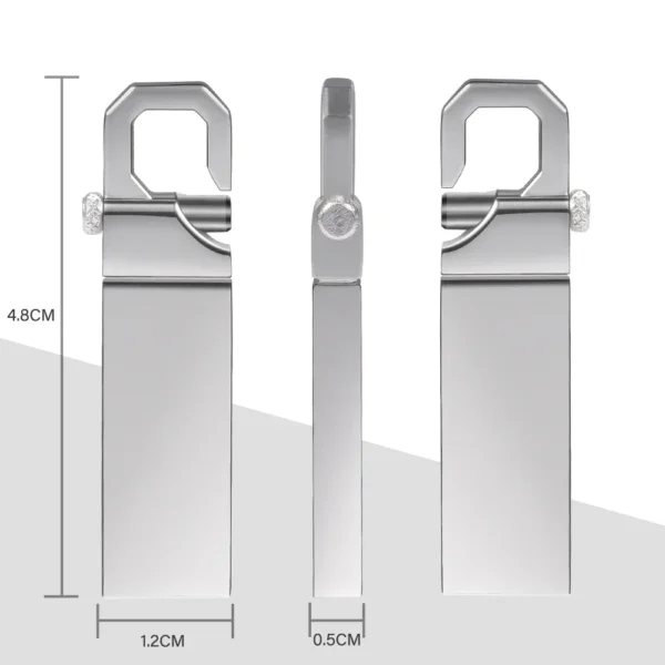 Clef USB avec anneau attache JASTER : stockez et transportez vos données facilement – Image 2