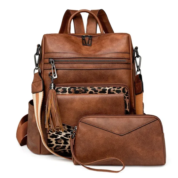 Sac à Dos Femme en Cuir : Élégance, Praticité et Style au Quotidien – Image 12