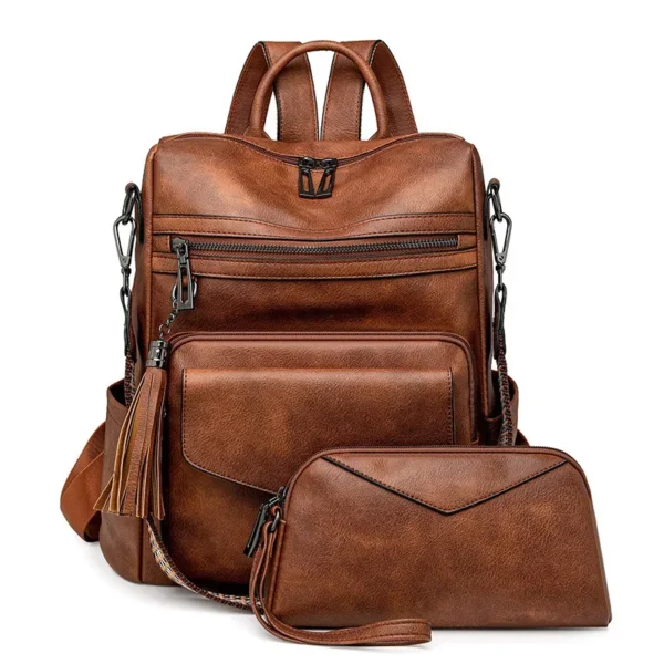 Sac à Dos Femme en Cuir : Élégance, Praticité et Style au Quotidien – Image 6