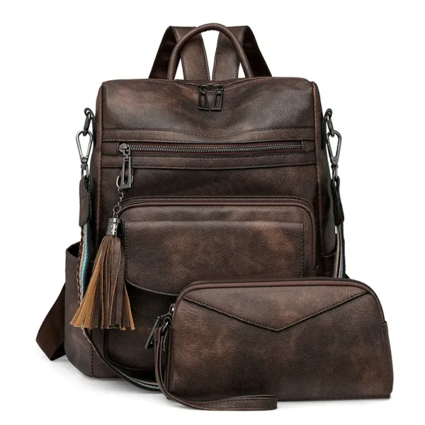 Sac à Dos Femme en Cuir : Élégance, Praticité et Style au Quotidien – Image 9