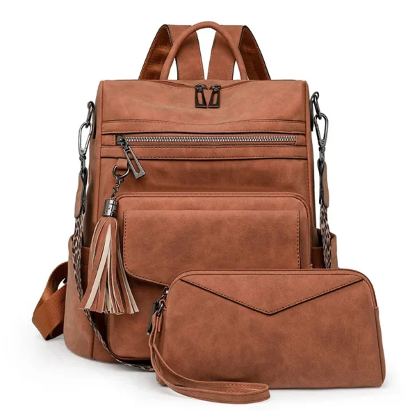 Sac à Dos Femme en Cuir : Élégance, Praticité et Style au Quotidien – Image 5